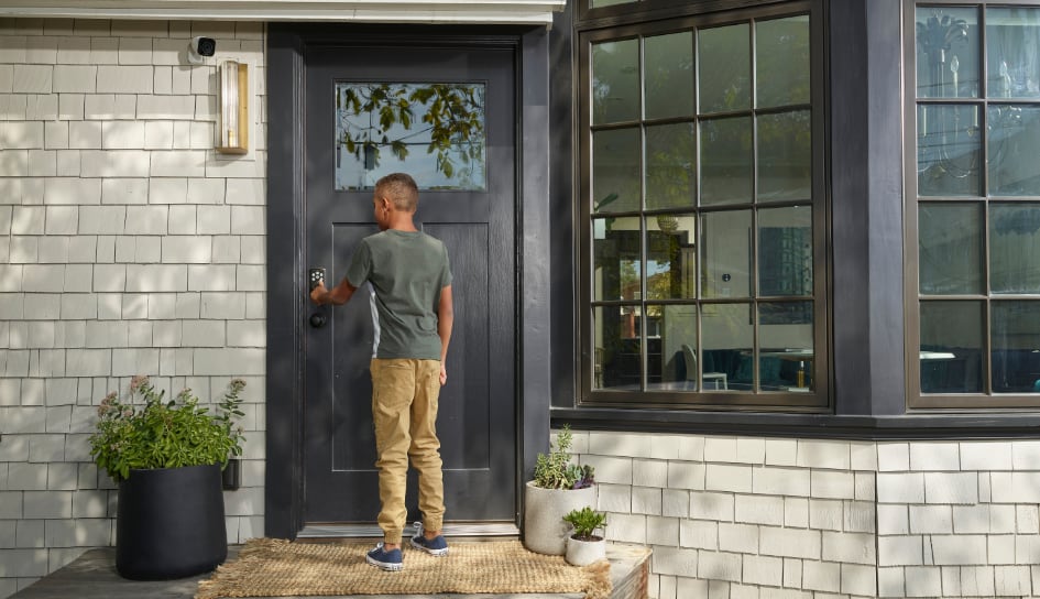 Vivint Smart Lock on home in Yakima