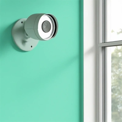 Yakima vivint camera facing a window